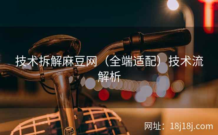 技术拆解麻豆网（全端适配）技术流解析