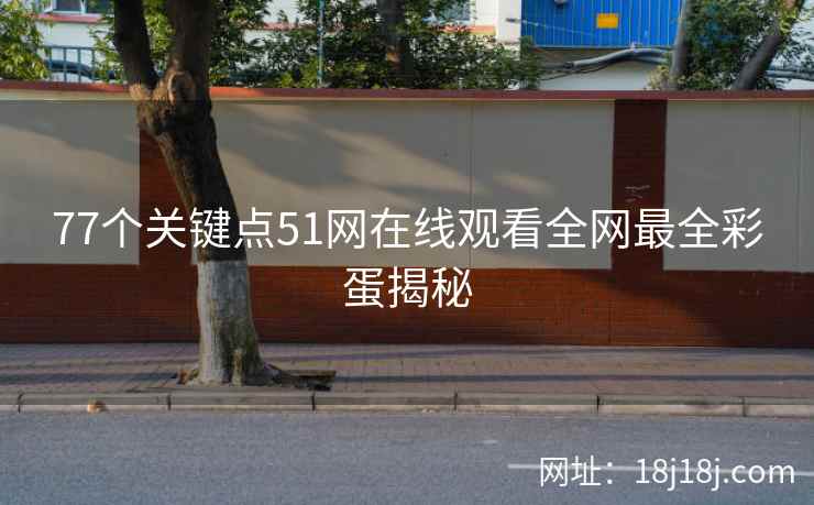 77个关键点51网在线观看全网最全彩蛋揭秘