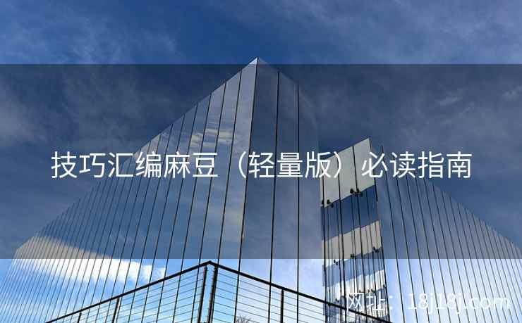 技巧汇编麻豆（轻量版）必读指南